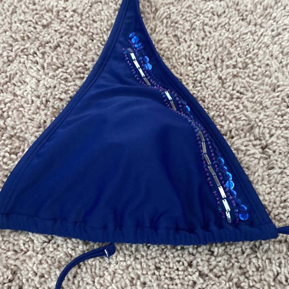 Blue bikini top ninety-Nine size large - Picture 2 of 3